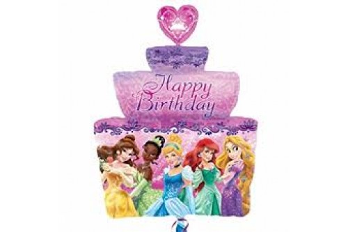 36 Inch Disney Princess Cake Balloon